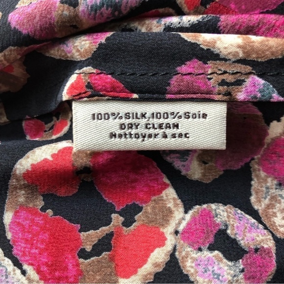 Tucker Silk Spaghetti Strap Camisole Abstract Print Size Small - Picture 3 of 11